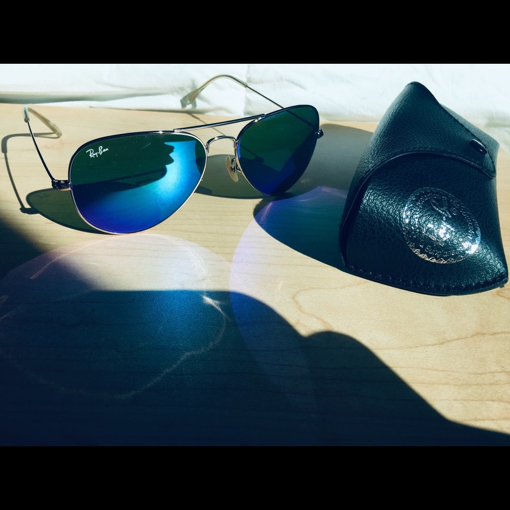 Blue tinted ray bans